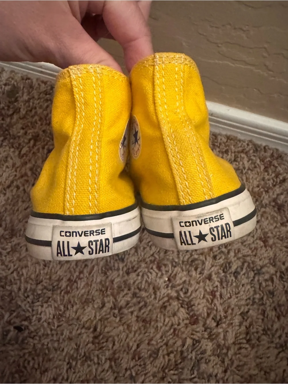 Converse Toddler High-Top Sneakers in Yellow